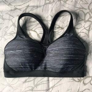 Champion black sports bra size medium